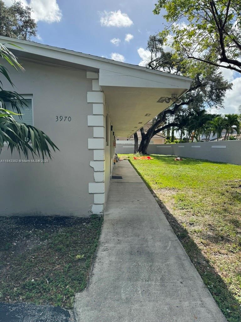BEAUTIFUL COMPLETELY RENOVATED & FULLY FURNISHED 1BR / 1BA. Featuring, Tile Flooring Throughout, Modern Kitchen with all Stainless Steel Appliances, Clean and Bright White Calacatta Countertops, Completing the look of this Stunning Kitchen. ALL IMPACT WINDOWS/DOORS, TANKLESS WATER HEATER, AND WASHER/DRYER HOOKUP. Perfectly located on a quiet side street with a spacious lot! CLOSE TO HOUSE OF WORSHIP, THE HARD ROCK HOTEL & CASINO, RESTAURANTS AND MUCH MORE! Parking Included.