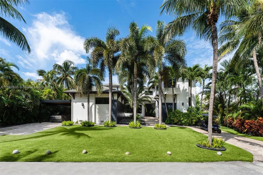This stunning residence, set on an oversized 12,262 SF lot, offers 5,528 SF of beautifully designed interiors filled with natural light. An open floor plan with soaring ceilings creates a seamless sense of space, while the gourmet kitchen and expansive living areas are perfect for both everyday living and entertaining.
Featuring 6 spacious en-suite bedrooms, a powder room that also serves as a convenient cabana bath, and exceptional walk-in closets, this home combines comfort with sophistication. Step outside to your private oasis, where a jacuzzi, outdoor shower, and lush tropical landscaping provide the ultimate retreat.
Ideally located within walking distance of the beach, this Key Biscayne gem perfectly blends elegance and lifestyle on one of Miami’s most coveted island communities.