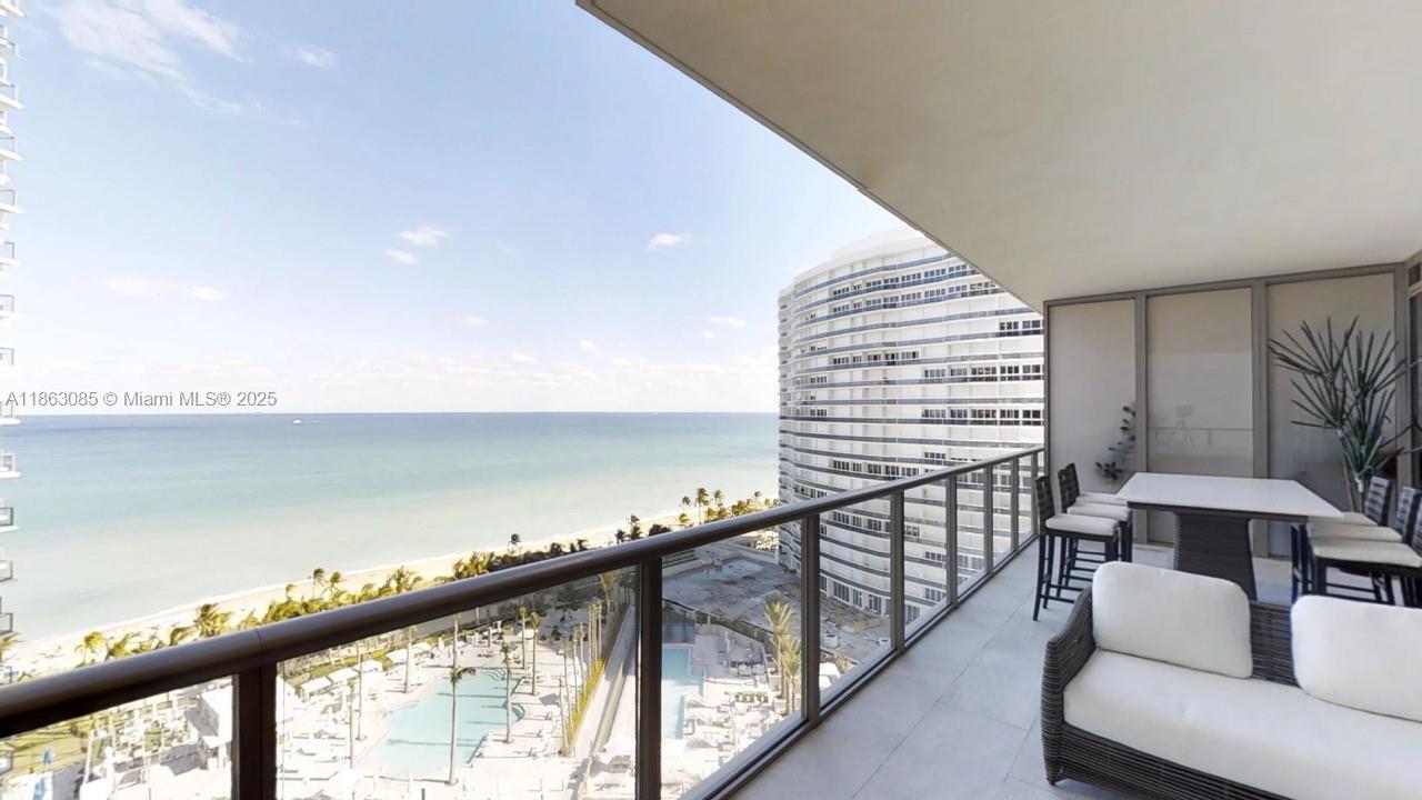 Immaculate and tastefully designed residence with direct ocean views. Spacious 2 bedrooms + 2 1/2 baths, exquisitely furnished. Enjoy 5 stars 5 diamonds resort amenities at the iconic St. Regis Bal Harbour such as luxurious Remede Spa, upscale Mediterranean restaurant ,St. Regis lounge & Wine Bar, pool and beach services,24 hours in room dining, world class Concierge & signature Butler service and much more!