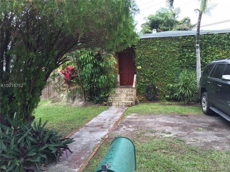 Excellent location Single Family Home 2/1 sit on a large 9000 sq ft lot, new roof, new A/C system ,new cabinets,,big backyard, the neighborhood has lots of amenities and businesses everywhere.Great size lot to bring your finishing touches!Second floor construction plans also available.