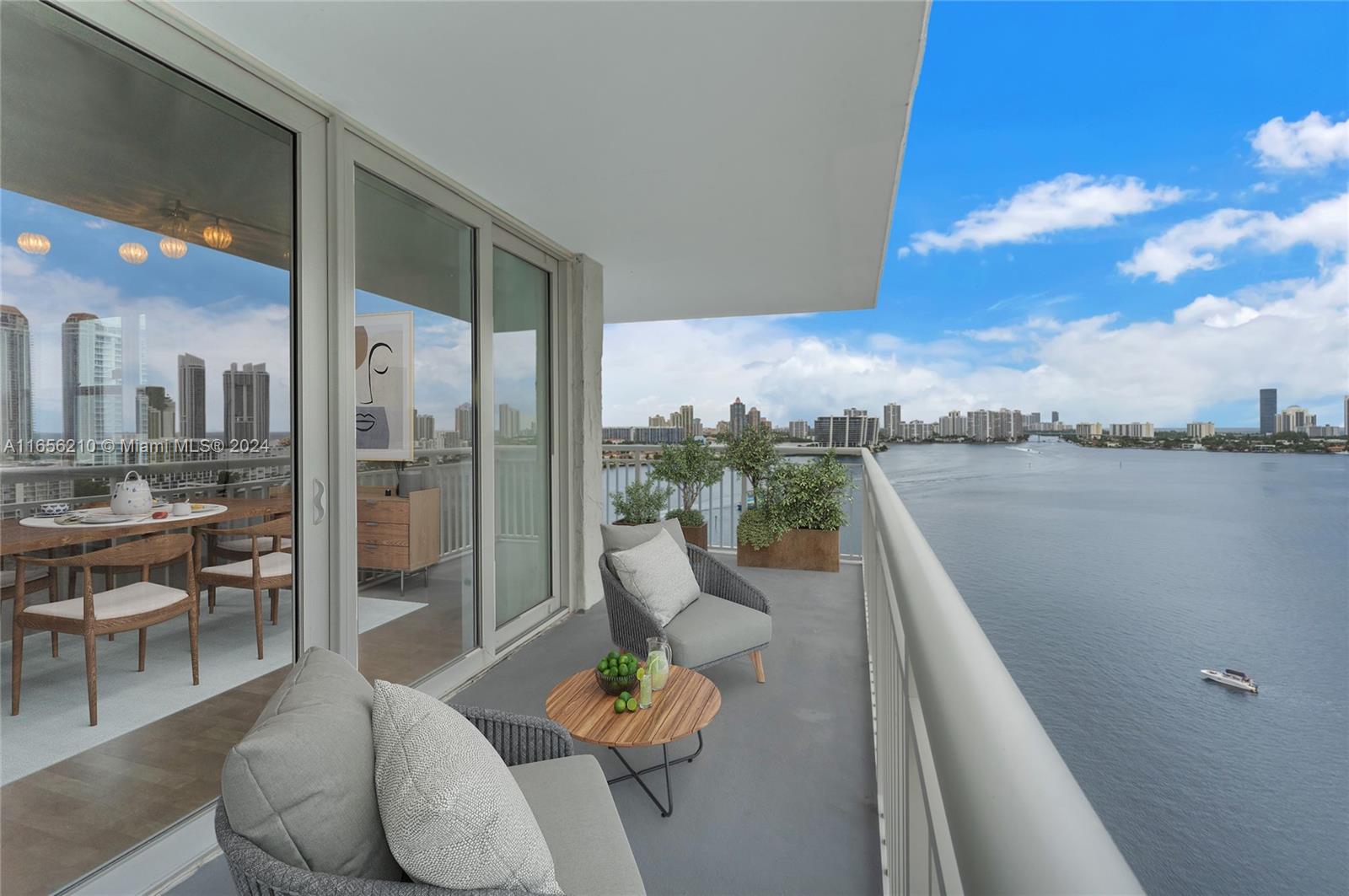 Welcome to this stunning corner unit offering breathtaking panoramic views of the bay, intercoastal & ocean. With 2BR 2BA and nearly 1900 sq ft, this expansive apartment features a huge living room, wraparound balcony, laminate floors, and ample closet space. Enjoy the convenience of 24hr secured lobby, library, social area, and 2 tennis courts. The completed 40-yr certification ensures long-term quality. Perfectly located, you can walk to parks, beach, shops, and restaurants, embracing the vibrant coastal lifestyle. Don't miss out on this remarkable opportunity. The unit can't be rented