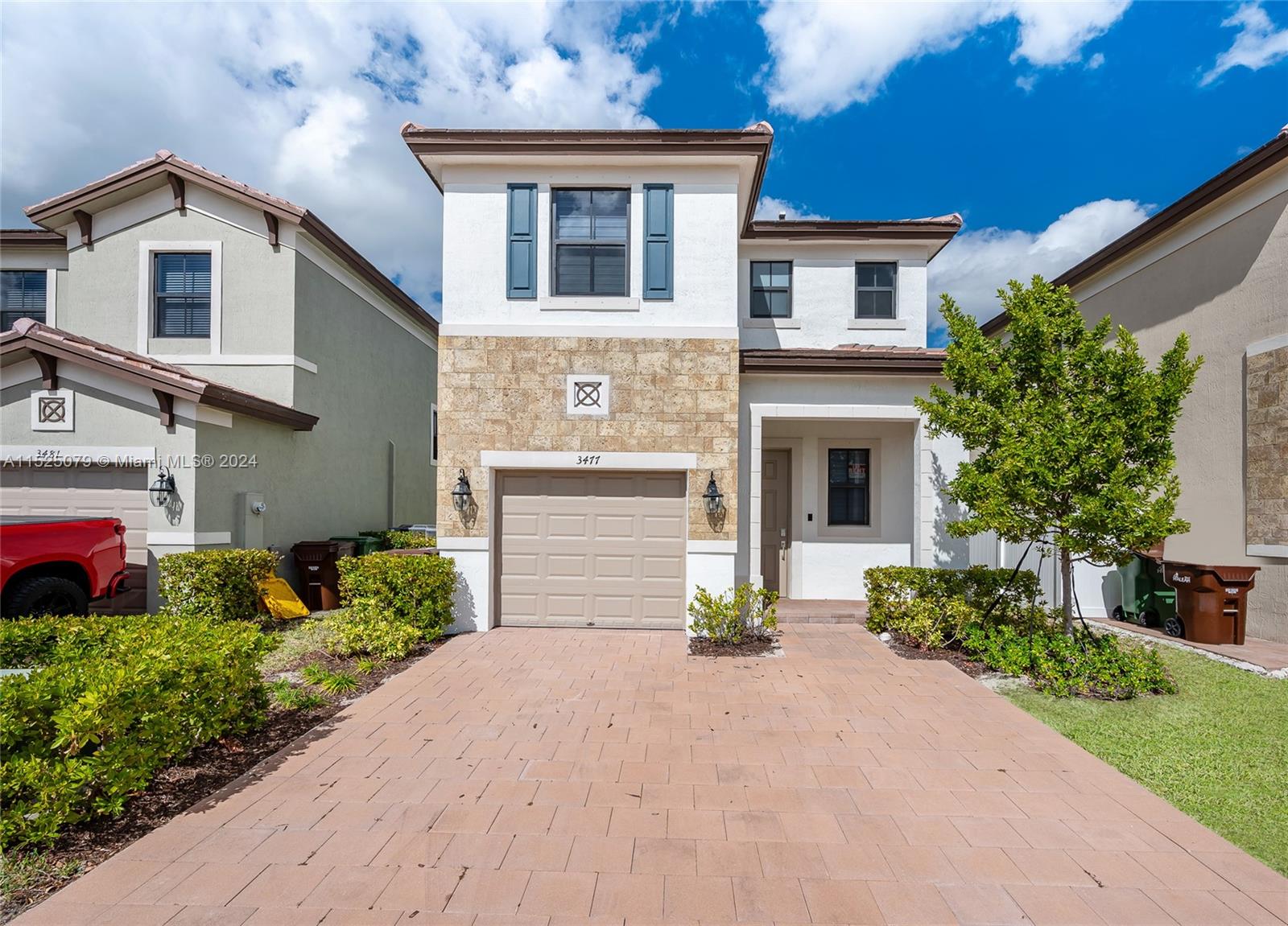 Beautiful single family smart home located in the gated community of Aquabella near I-75 & Palmetto. This two story smart home is perfect for a small family. A 3/2.5 with an open floor plan, large living and dining area surrounding a fully equipped kitchen with stainless steel appliances and a large eat in island makes this ideal for get togethers. Additional features include vinyl wood-look flooring downstairs and plush carpet in the bedrooms located upstairs, a full size washer/dryer, 1-car garage, and a large backyard which is perfect for barbecues and entertaining. You can also enjoy all of the amenities of a magnificent clubhouse, resort style pools, sundecks, poolside cabanas, fitness center, kids water park, outdoor grilling area, lounge rooms, and much more.
Driving Directions: