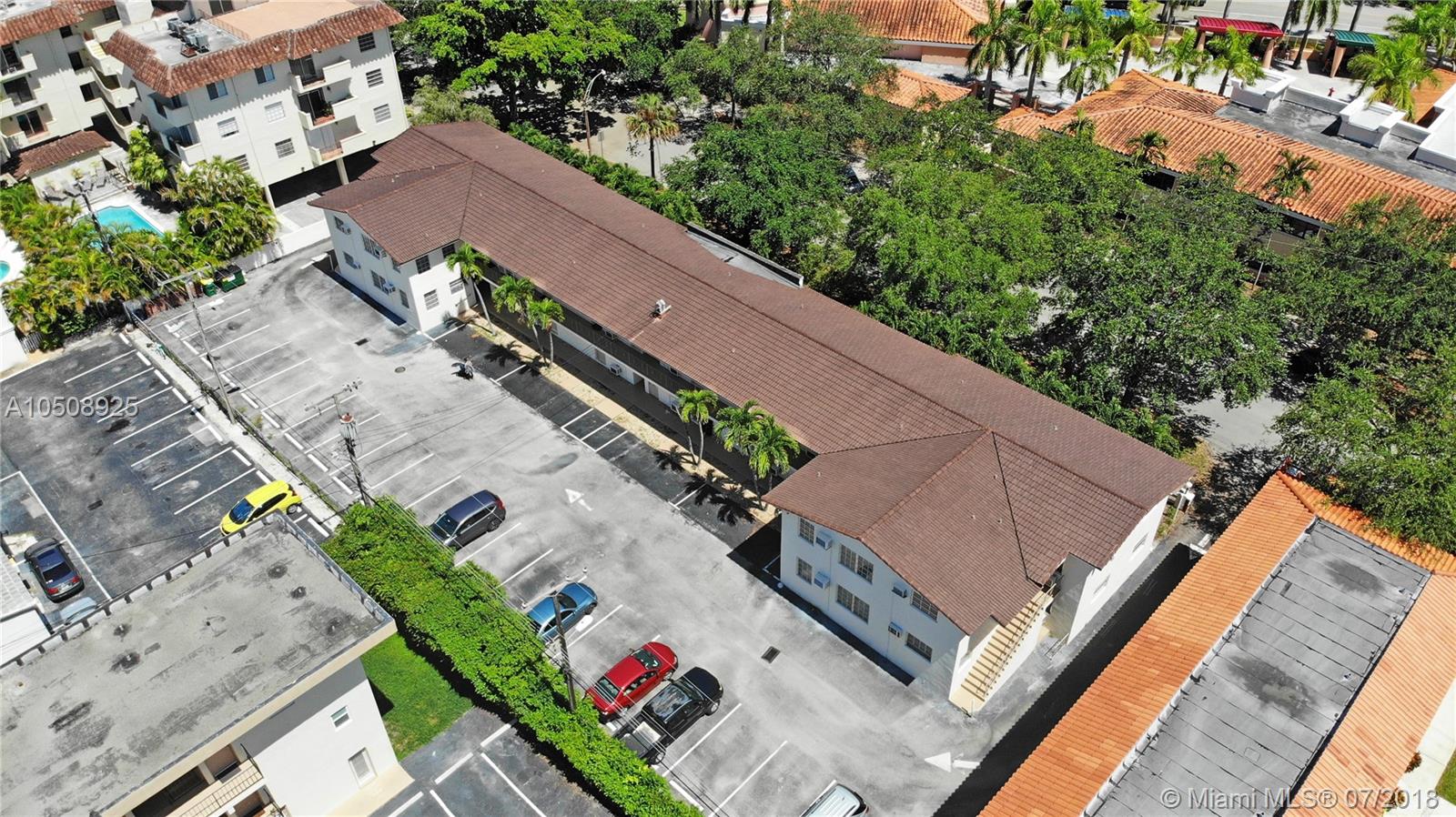CLICK ON VIRTUAL TOUR LINK FOR NEW VIDEO!>>>>24 Unit Multifamily asset in prime Coral Gables location. Property consists of (24) 1 Bed/ Bath apartments, 1 laundry room and 26 parking spaces. The concrete structure was built in 1963 and sits on a 20,000 sq. lot. Value add opportunity with excellent tenant demographics. Close proximity to world class shopping along Miracle Mile & Merrick Park. Own a cash flowing asset while you wait for development approval. Zoning allows for multifamily, townhouses, short term rental and ALF. Property has tremendous potential, perfect for for any investor.