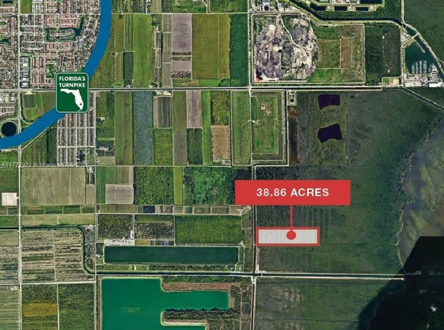 OUTSIDE THE URBAN DEVELOPMENT BOUNDARY
Property Features

• Potential mitigation credits or future development
• Investment-grade AG. Land
• Land banking opportunity
• Versatile land use potential
• Eco-friendly potential

Location Features
• Expansive land with great potential
• Just outside UDB - high future potential
• Near homestead air force base
• Environmental significance
• Growing market
• Future growth potential