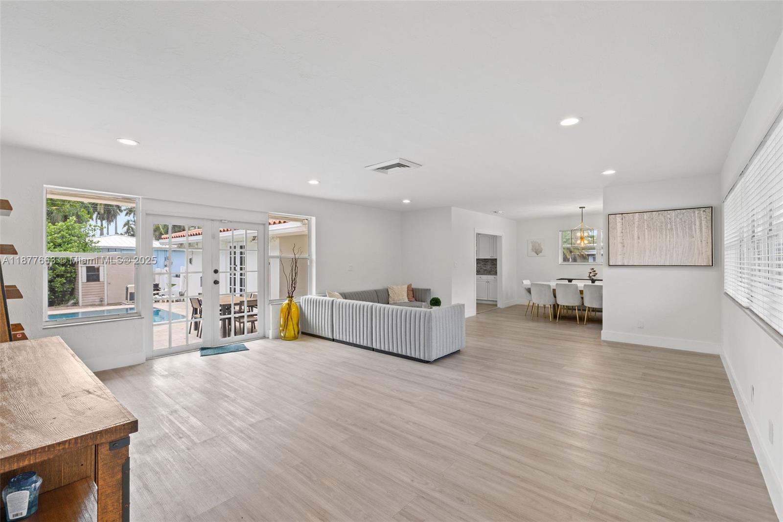 Step into this charming 5 BD & 3.5 BA home in the lovely neighborhood of East Hollywood Lakes. This 3,024 SF home features spacious bedrooms and living spaces with abundant natural light. The primary suite overlooks the garden with direct pool access. Recently updated kitchen with brand new appliances, painting, landscaping, and an updated master bathroom. The kitchen offers a double oven and ample counter space, plus a den that can serve as a playroom or home office. On an oversized corner lot, the property boasts a private backyard, heated pool, and great outdoor space. Conveniently close to Hollywood Beach and Downtown Hollywood. AirBnB/short-term rentals permitted, an exceptional opportunity for both homeowners and investors.