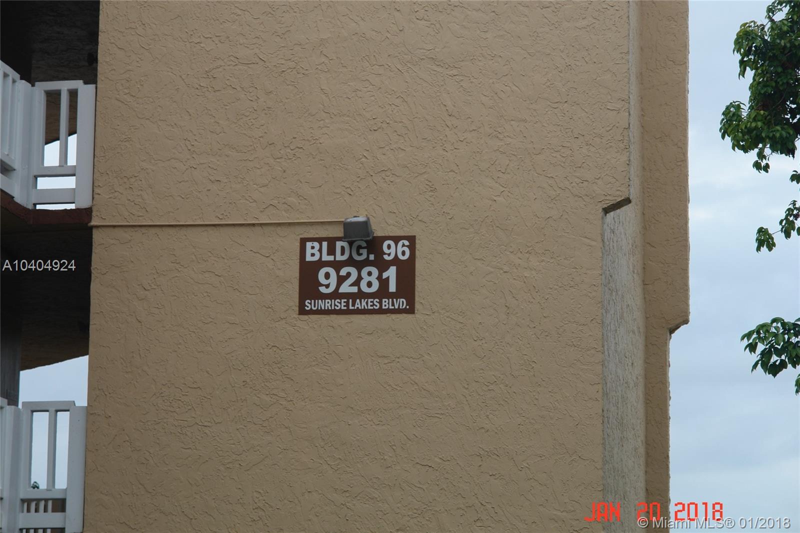 SUNRISE LAKES 96 CONDO - Residential