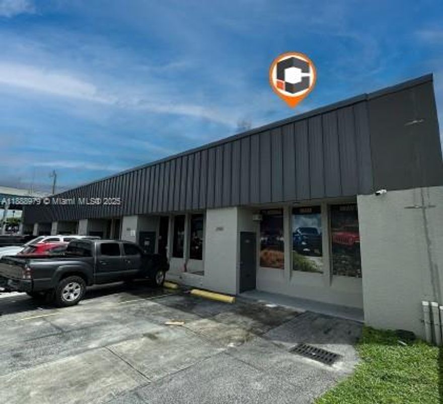 Located on the prominent corner of 25th Street & 72nd Avenue, this industrial / flex building offers exceptional visibility and traffic exposure. The building features a front showroom / AC office and a rear warehouse, drive-in, and front & rear parking.