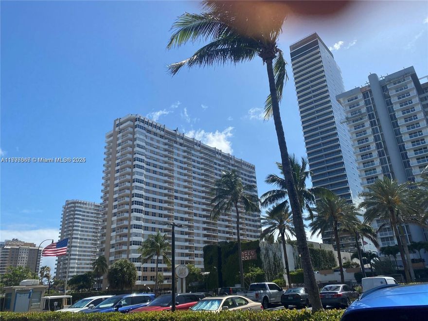 Fully furnished, remodeled kitchen, Ocean view, facing north. Resort style amenities include, Beach Access, 2 Restaurants, 2 heated pools, snack bar, 2 mini-marts, 2 Fitness gyms, Sauna & Steam rooms, Tennis courts, Marina, putting golf, Billiard rooms, Shuffleboard, Basketball, barbecue area, Beach Service, 24 hr. Security, Valet. Air conditioning, Basic cable & internet is included in the maintenance. Very easy to show.