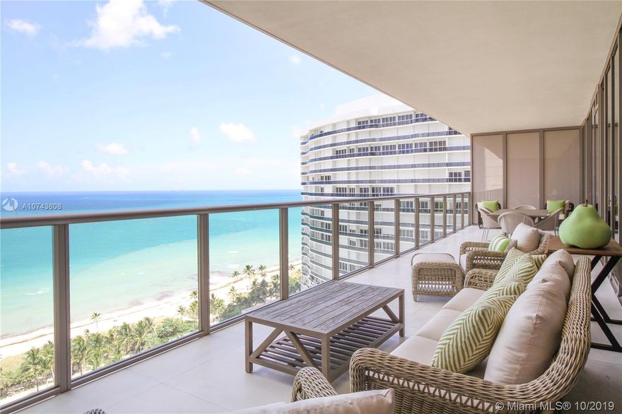 Spectacular Oceanfront residence with breathtaking, unobstructed views of the Atlantic Ocean, intracostal and city skyline.
Immaculate 3 bedrooms, 3 1/2 bathrooms flow through residence with marble flooring and high end appliances.
Enjoy the St. Regis luxury lifestyle and all the exclusive amenities at this magnificent Bal Harbour Residence.Professionally decorated and tastefully designed. Across from world renowned Bal Harbour Shops. Please see broker's remarks for availability.