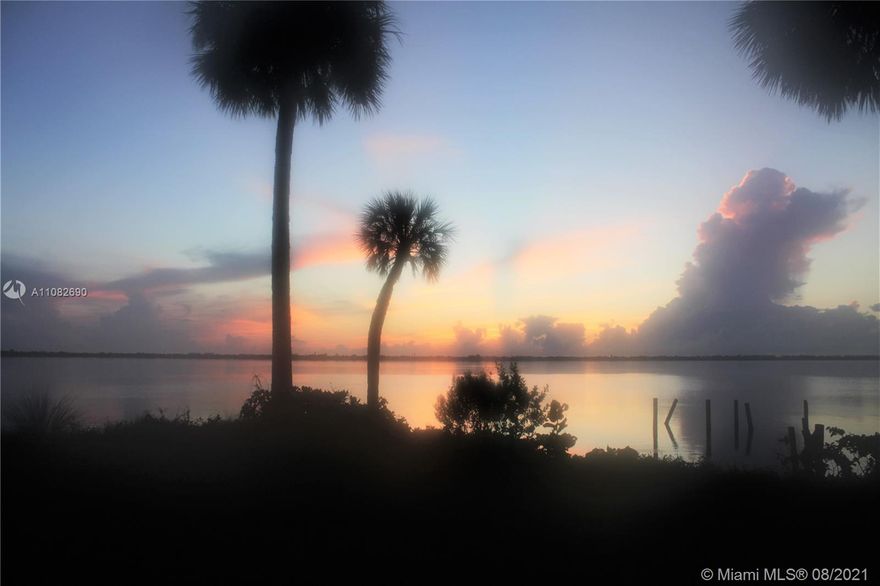 Location Location Location, this home is sitting on .97 of an acre on the Indian river with a view that cannot be duplicated. This is a must see. Home has 2 bedrooms and 2 bathrooms, with a full eat in kitchen. Beautiful bay window and a family room that totally over looks the river. There is also a CBS detached 3 bay storage garage on the property.