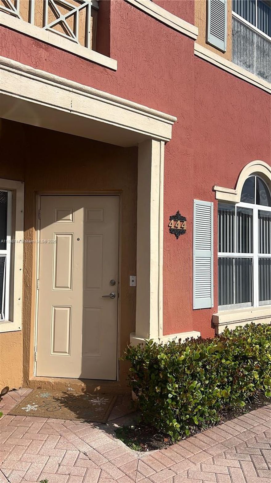 Welcome to unit 444 in The Gates at Doral Isles a light -filled 3 Bedroom, 2.5 bath townhouse offering approximately 1,200 sqft of living space. Built in 2000, this comfortable home features tile floor, kitchen, stainless appliances, in -unit laundry. The split-level floorplan gives privacy to the third bedroom, making it ideal for guests or a home office. Step outside to a private patio overlooking the landscaped common areas. 
Residents enjoy access to community amenities including (pool, clubhouse, gym, security, etc.- choose those that apply. This gated complex is conveniently located near major highways, shopping, dining, parks, and top rated schools in Doral. Schedule your private showing today!