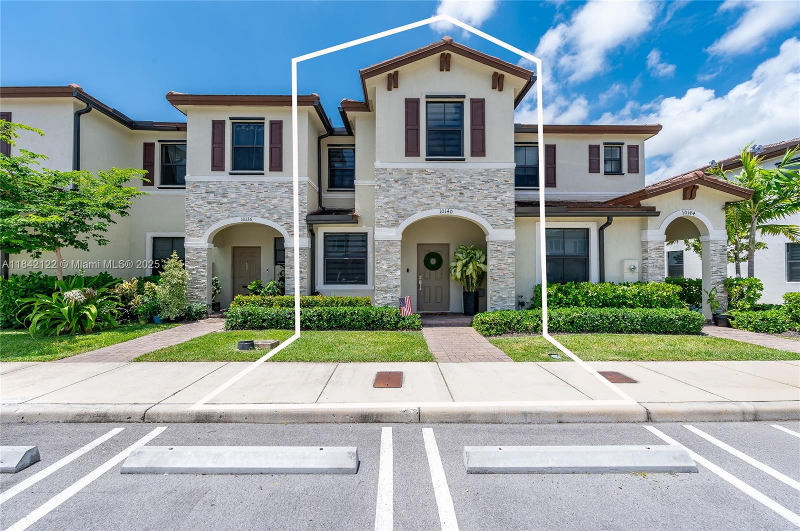 Discover this Move-in ready rare gem in the sought-after city of Cutler Bay – the only Waverly Collection townhome on the lake currently available! Built in 2021, this 3-bedroom, 2.5-bath beauty offers modern living with vinyl flooring throughout (no carpet), stainless steel appliances, and chic zebra blinds. Enjoy two spacious living areas for dining and entertaining, with all bedrooms conveniently located upstairs. Step outside to a serene lakefront view where you can watch stunning sunrises and sunsets. Need financing? Our trusted loan officer offers multiple options to make this dream home yours!