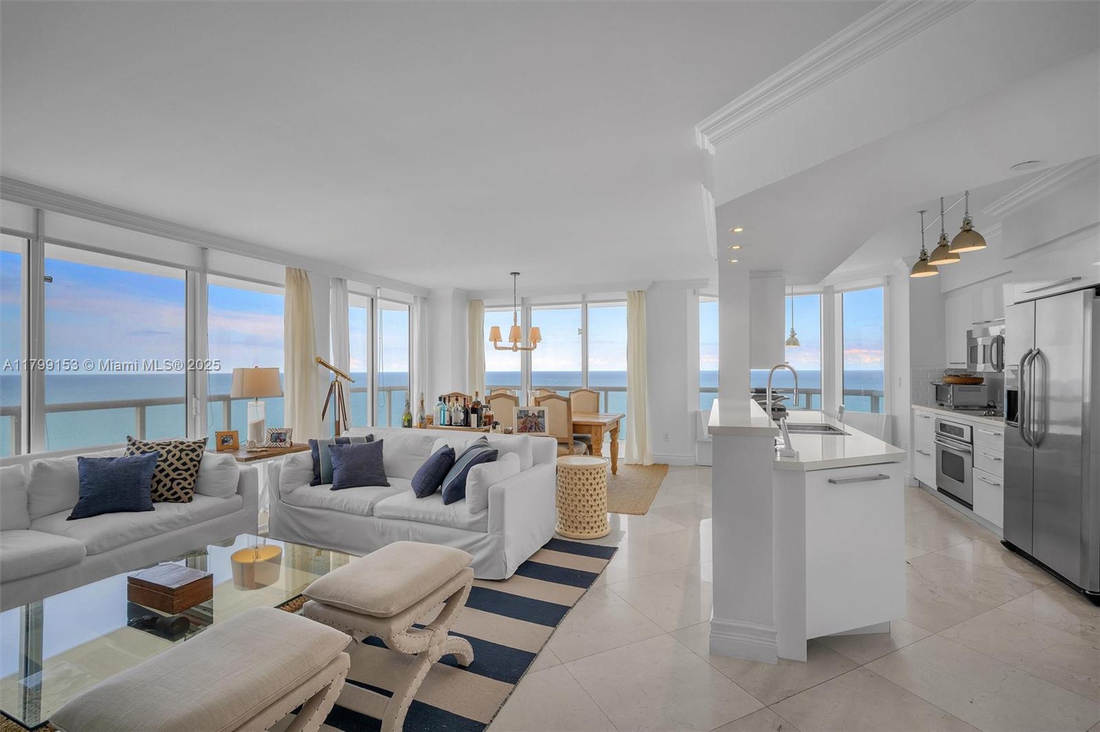 Rental Property at 6365 Collins Ave 3701, Miami Beach, Miami-Dade County, Florida - Bedrooms: 3 
Bathrooms: 3  - $13,500 MO.
