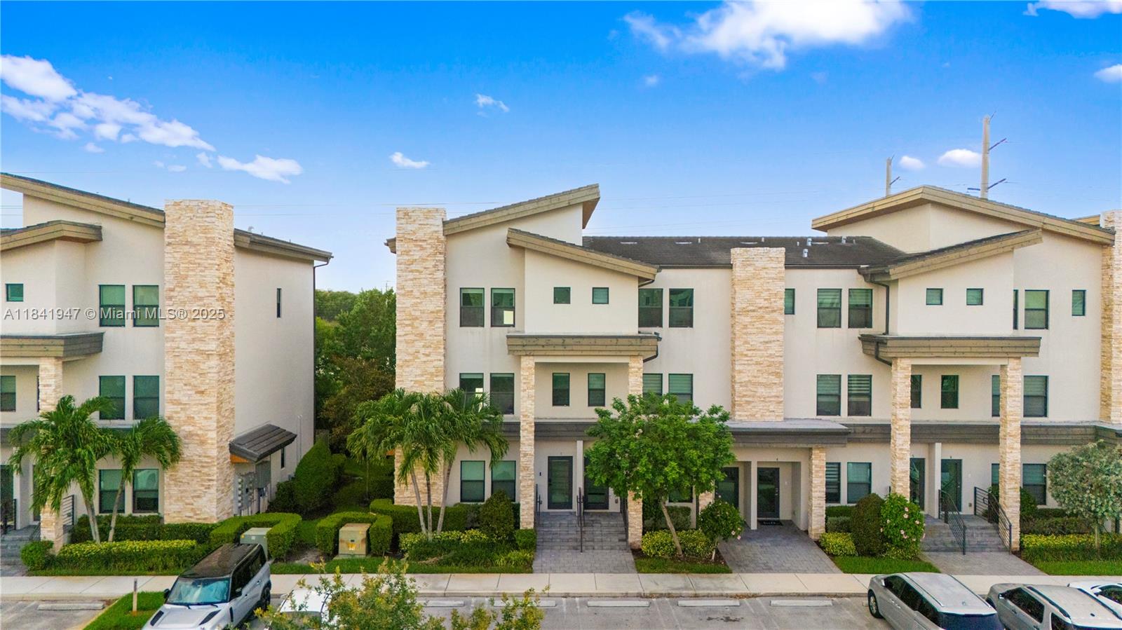 Welcome to this beautifully upgraded 3-bedroom, 3-bath residence located in the desirable Highland community. This spacious unit features an open-concept kitchen with sleek stainless steel appliances, modern finishes, and plenty of natural light throughout. Enjoy resort-style living with access to the impressive Grand Central Clubhouse, which offers a large swimming pool and sundeck, state-of-the-art fitness center, sauna, billiards room, tennis and basketball courts, soccer field, children’s water park, playground, and much more. Situated near top-rated schools, fine dining, premier shopping, and Miami International Airport, this community offers the perfect blend of luxury, convenience, and lifestyle. Don’t miss this opportunity to make this your new home!