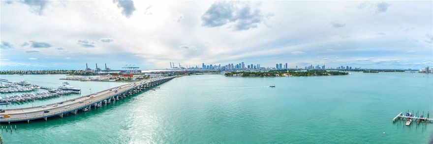 Stunning bayfront residence at The Bentley Bay! This beautifully appointed 2-bedroom, 2-bath corner unit offers breathtaking panoramic views of Biscayne Bay, Star Island, and the Miami skyline from floor-to-ceiling glass walls and an expansive private balcony. Enjoy an open-concept layout with a modern kitchen featuring sleek cabinetry, granite countertops, and premium appliances. The spacious primary suite boasts direct bay views, a walk-in closet, and a spa-inspired bathroom with dual vanities, soaking tub, and glass-enclosed shower.
The Bentley Bay offers resort-style amenities including a heated pool overlooking the bay, state-of-the-art fitness center, spa, concierge, valet parking, and 24-hour security.