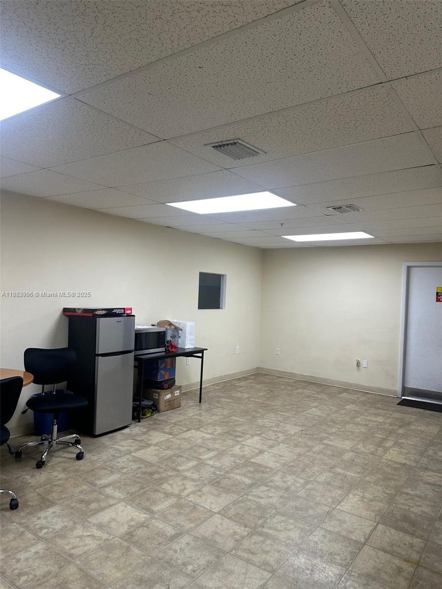 Street Level warehouse space to share approx.  700 SF includes one office.  Please call agent for details and showing instructions