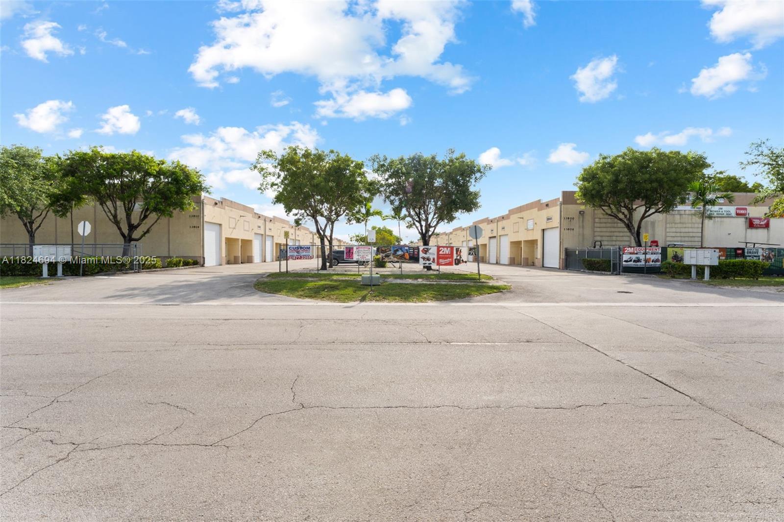 Features its own private office, bathroom, and dedicated air conditioning. Conveniently located near Miami Executive Airport and the Turnpike via SW 120th Street. Property includes street-level loading, 18-foot ceilings, and a concrete roof—ideal for various business needs. Prime commercial location.