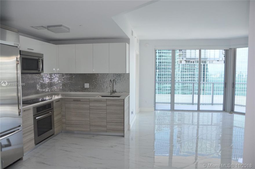 BEST PRICE! BEST DEAL! Premium corner unit 2 beds / 2.5 baths marble floor, blackout shades, design closets, oversized balcony w/ stunning city views!! Is a New Luxury construction in the heart of Brickell area. Advanced smart-building technology throughout with high-speed wireless internet access in common areas; Cutting-edge green-building technology that includes a secure, state-of-the-art. Private Owner’s Lounge with event bar, catering kitchen, daily world newspapers; High-definition screening room with 10-foot screen and theater-style seating; elevated Resort Deck; 50-foot-long lap pool with poolside cabanas and large heated whirlpool spa; Elegantly furnished Resident Club Room with conference/meeting rooms; Children’s playroom w/ access to Resort Deck; Luxury spa w/ sauna.