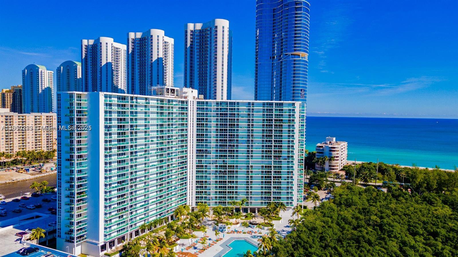 ARLEN HOUSE completely renovated full service building. Steps away from World Famous Haulover Beach! Freshly painted 2/2 residence . Relax on your oversized balcony with views of Aventura skyline with glorious sunsets. This unit is in one of the most sought-after lines in the building because of its layout and square footage. Building features new lobby, French Cafe , Resort-style amenities include a heated pool, fitness center, sauna, jacuzzi, tennis & basketball courts, library, bike garage, restaurant, and salon. Steps from the beach and minutes to fine dining and luxury shopping at Bal Harbour and Aventura Mall, Elevator renovations almost complete .Ok to lease first year, minimum 181 days. Cash closing is preferred. Unit is vacant and easy to show!