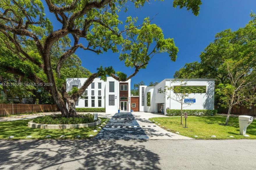 Rare opportunity to acquire a brand-new construction 7,500+ sq ft private compound on approx. 0.5 acre in Fort Lauderdale, pre-built with infrastructure to support conversion into a single-family residence, subject to city requirements. Currently configured as a high-end institutional-style property, the layout offers exceptional scale, privacy, and flexibility for a luxury residence, multi-generational estate, private family compound, or live/work-style estate.
The property features a grand central gathering space that can be reimagined as an open-concept living room, formal entertaining area, theater, lounge, or recreation space. Additional areas include a dining/social hall, study/library with built-ins, multiple bathrooms, offices, kitchen/dining setup, outdoor kitchen, gym/fitness room, game room, attached private living area, and an upstairs 2-bedroom / 1-bath apartment ideal for guests, in-laws, extended family, staff, caretaker use, or live-in help.
With costly infrastructure already in place, this property offers a head start for a buyer seeking a custom private estate. Parking for approx. 25–30 vehicles is ideal for large families, entertaining, staff, guests, or car collectors. An optional 17,000 sq ft rear lot may also be available, offering upside for a pool, guest house, sports court, garden, or expanded estate grounds. A unique South Florida property combining new construction, scale, privacy, infrastructure, and residential conversion potential.