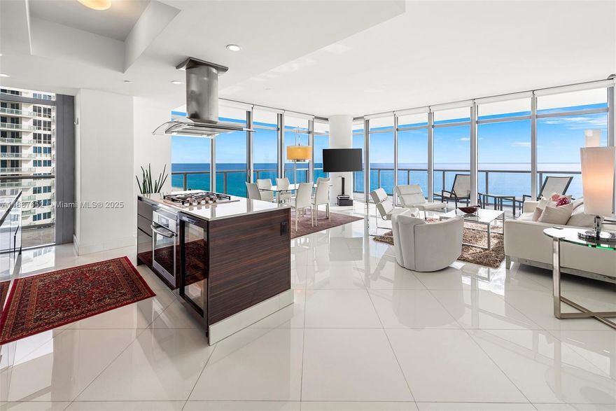 Impeccably designed 3-bed/2.5-bath Caribbean South residence. On an idyllic location in the revolutionary cultural neighborhood of Faena District, S-1301 offers the ultimate Miami Beach lifestyle surrounded by premier dining, shopping, and entertainment. This stunning unit comes fully furnished and move-in ready. An expansive 800 SF wrap-around terrace makes a tranquil outdoor space to enjoy the serene sea vistas and bask in the perfect South Florida weather. Kitchen features a wine refrigerator and Miele advanced coffee and expresso machine. World-class amenities such as an oceanfront heated pool, spa, fitness center, billiard lounge, wine cellar, cabanas, fire pit, and more maximize convenience, luxury, and comfort making it easy for residents to live their best life on Miami Beach.