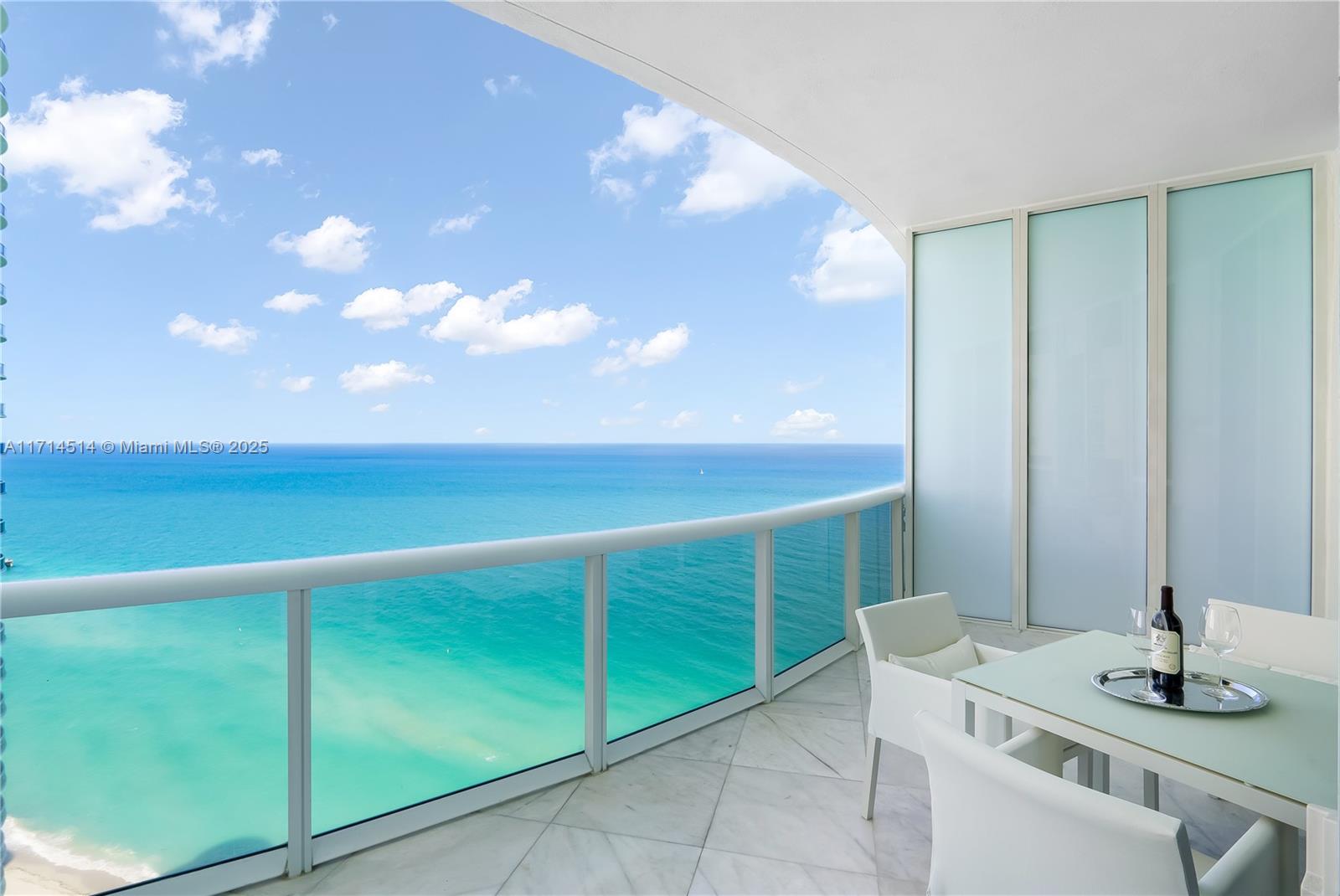Superb 5-Star Beachfront Designer Unit #3303 Features Brilliant Oceanviews w/Flr to Ceiling Hurricane Glass thru-out. Spectacular 3 Bdrm 3 Full Bath, 2,000 sf. Sky Residence at Trump Towers can be yours for 6 or 12 mo. All New Premium Light Fixtures, Modern New Furniture & Designer Decor. Private HS Elevator. Marble Eat-in Kitch, High-End Appliance, Built-in Espresso. Fully Furnished & Equipped. 3 Split Ensuite Bdrms all w/Private FBths. An Exclusive Miami Lifestyle. Enjoy Grand 11.5 ft High Ceilings (only above 30th Flr), a Luxury Experience daily. In-Unit Laundry. Stunning Marble Floors. Huge 450 Sq ft Triple Terrace. 5-Star Resort Amenities-Pools, Jacuzzi, Spa, Fitness Center, Resident Restaurant, Beach Club, Concierge, 2 Valet Park, Cable/Wi-Fi & Water included in Rent. Welcome Home!