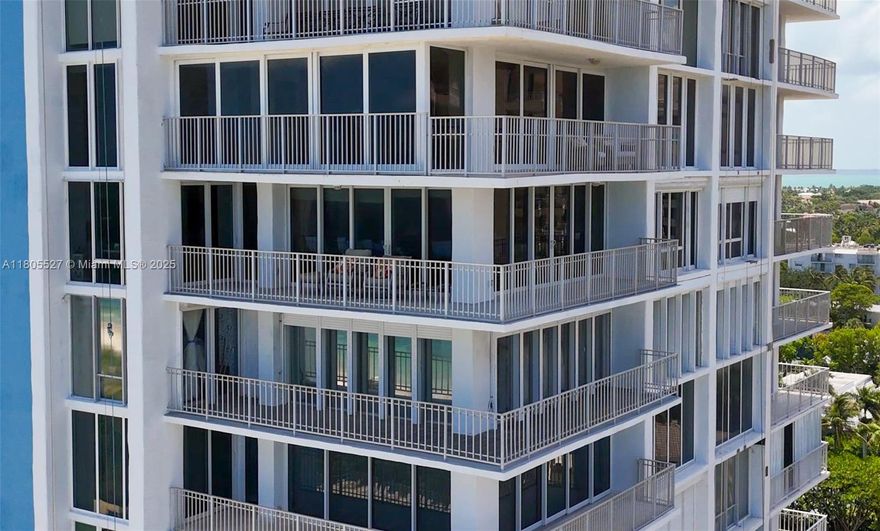 Spacious 3 bed / 3 bath corner unit with stunning, unobstructed views of the Atlantic Ocean, Downtown Miami skyline, and the pristine beaches of Key Biscayne. Enjoy sunrise and sunset from expansive balconies that wrap around this light-filled residence, offering the comfort and feel of a true home. Features include impact windows and sliding doors, private laundry area with trash chute. Direct elevator access opens into a private foyer shared with only one neighbor. Located in a prestigious, sought-after building with direct beach access and resort-style amenities: pool, tennis courts, gym, playground, party room, and 24/7 guard-gated entry. A must-see!