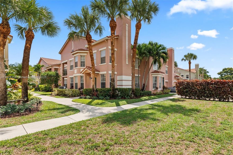 Welcome to this bright, spacious and beautiful home on the main floor and corner 3/2 unit, with 2 car garage. Oversized master bedroom and huge walking closet! Granite counter tops in kitchen and baths, wood-laminate floors in bedrooms and porcelain in living areas, eat in kitchen, formal D/R, large laundry room with tons of storage space, and a cozy private patio-balcony right off your kitchen door. Property is located in a great and secure area of Boynton Beach at the well keep Gated community of “Belmont Residences at Boynton Beach” which features pool, hot spa, club house, fitness room, volleyball courts, play area, and more. HOA does not require board approval for fast move in! Easy to show.
Water, sewer, valet garbage pickup and all resort style amenities are included in the rent!