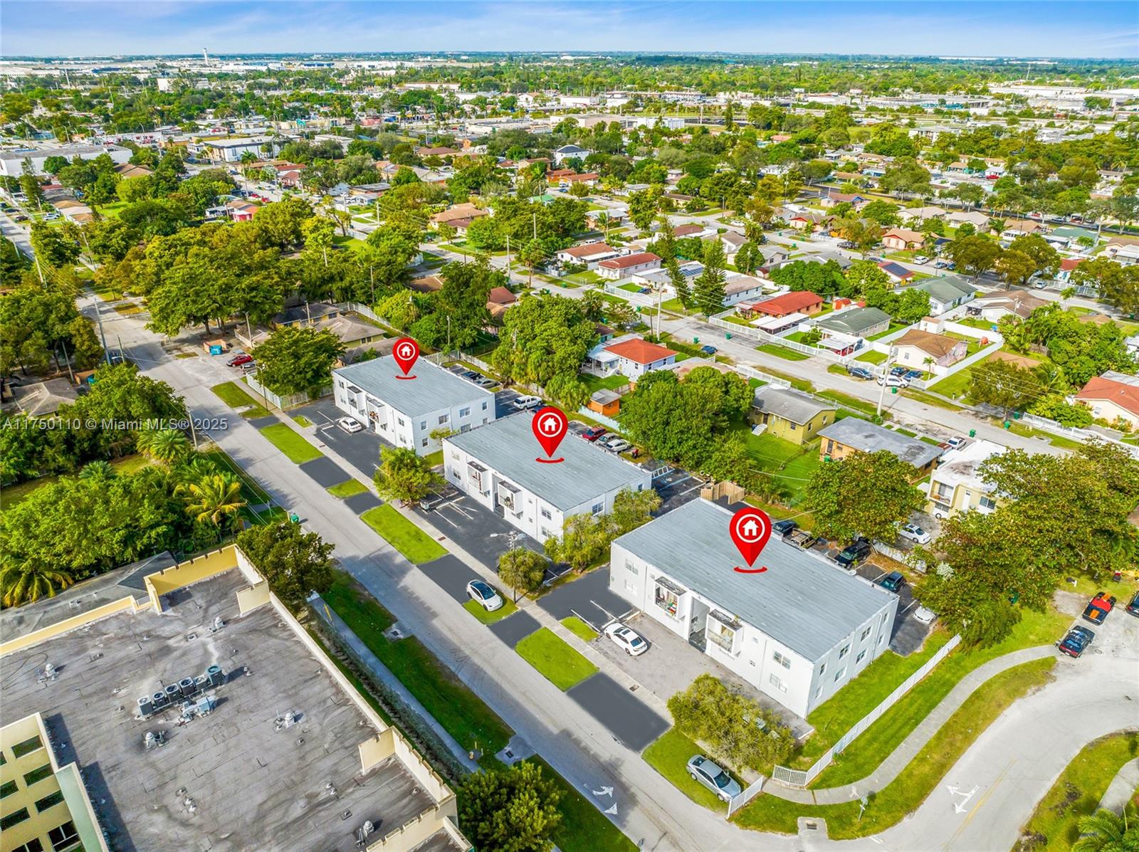 Multi-Family Investment Opportunity – Opa-Locka, Miami
This 48-unit portfolio consists mostly of two-bedroom units, offering higher rental income and stronger returns. With one-bedroom units already selling for $180K per door, this is a competitive investment.
Opa-Locka is experiencing rapid growth and gentrification, making it one of the last affordable investment areas in Miami. Section 8 now pays above market rents, creating a strong cash-flow opportunity.
Total Building Size: 47,116 SqFt | Total Lot Size: 71,954 SqFt
2301 Atlantic Ave (24 Units)
24 x 2Bed/1Bath | Building Size: 24,180 SqFt Lot Size: 32,100 SqFt
13240 Port Said Rd (24 Units)
22 x 2Bed/1Bath 2 x 1Bed/1Bath | Building Size: 22,936 SqFt Lot Size: 39,852 SqFt
Cap Rate: 5.69% Pro-Forma: 8.55% Price per Door: $180K