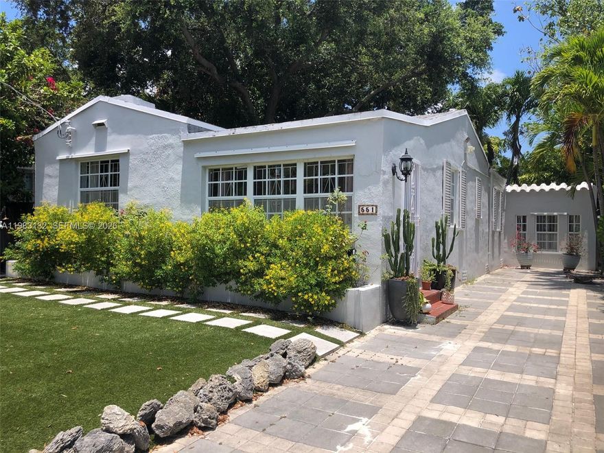 Super charming Upper Eastside 2 bdrm/1bath house plus a 250 sf efficiency with its own entrance, bathroom, and small kitchen. Gated, fenced entry with off-street tandem 3-car parking. Front and rear porches, original oak wood floors, fireplace, lots of character! Private yard with deck, landscaping, and peaceful sitting area. Located just west of Biscayne Blvd just steps to MIMO District cafes, boutiques, gyms, and parks.