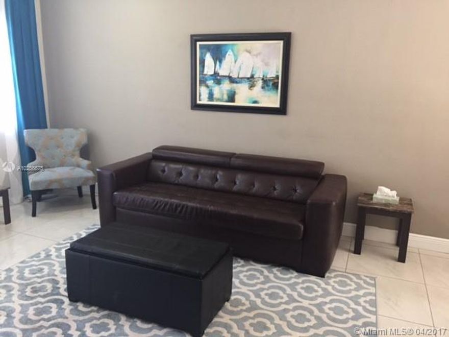 Conveniently located, cozy & clean 1 bed./1 bath. apartment. Unit comes completely utilized - tastefully decorated & furnished with good quality furniture. Great location - close to transportation, only 5 min. walking distance to the beach, park, shopping & restaurants. Low maintenance fee. Show with confidence and sell.