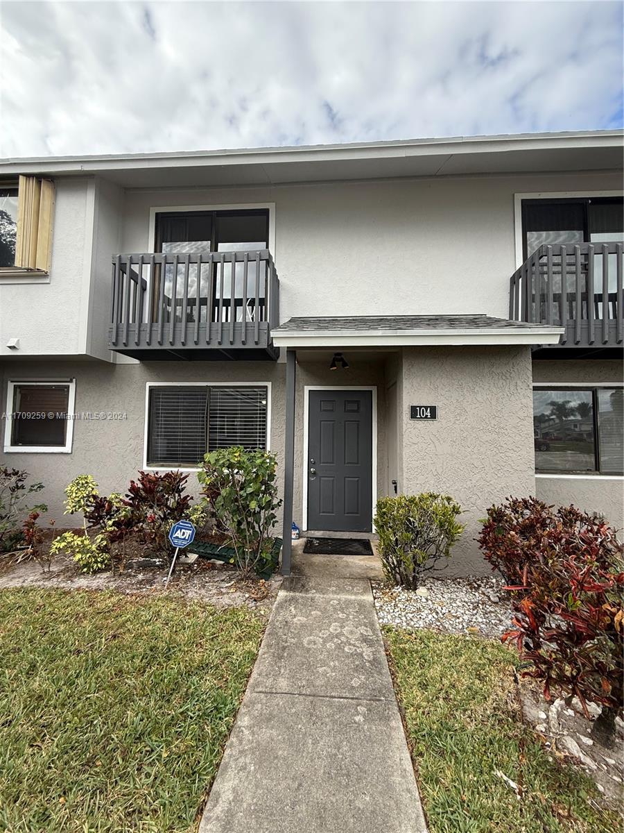 YEARLY FURNISHED RENTAL! AVAILABLE NOW. Both bedrooms are located upstairs and there is a half bath located on the first floor. Washer and dryer inside the home and kitchen is equipped with a dishwasher. Immense primary room with its own bathroom. Both bedrooms have their own balcony. Plenty of parking, pool, tennis court, etc.