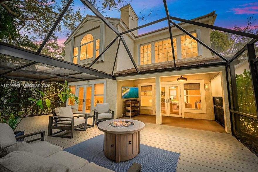 Oak Harbour is a Intracoastal community, surrounded by mature oak trees & tranquil waterways. Residents enjoy a coastal lifestyle with 24-hour guarded entry, full-service marina with slips available for sale or lease, tennis courts, a clubhouse, 2 swimming pools, a fitness center & on-site management. With direct water access, boating & fishing are part of everyday living. The open floor plan, paired with natural light & vaulted ceilings, creates an easy, comfortable flow throughout the home. Direct access to the large screened patio allows the interior & outdoor living spaces to function together effortlessly, with room for a pool. This home offers three bedrooms plus a loft that can be converted into a 4th bedroom. Ideally located just moments from shopping, fine dining, I-95 & airport.