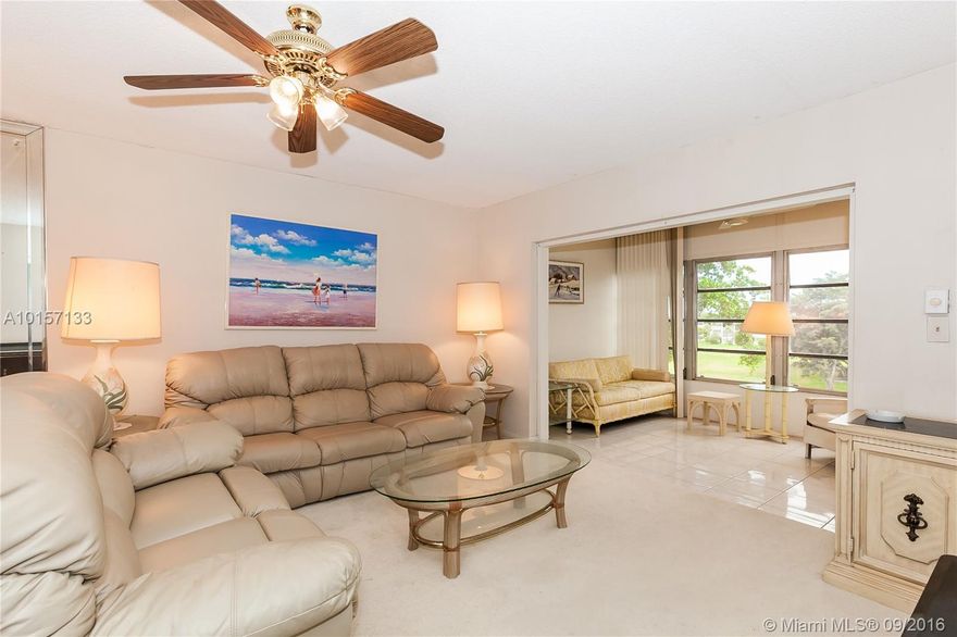Spacious 2/2 condo in active adult community with golf course and lake view.  Unit is in need of some TLC, has a new water heater and a/c unit.  Enjoy the clubhouse, pool and exercise room.  Must own property for 1 year before renting.