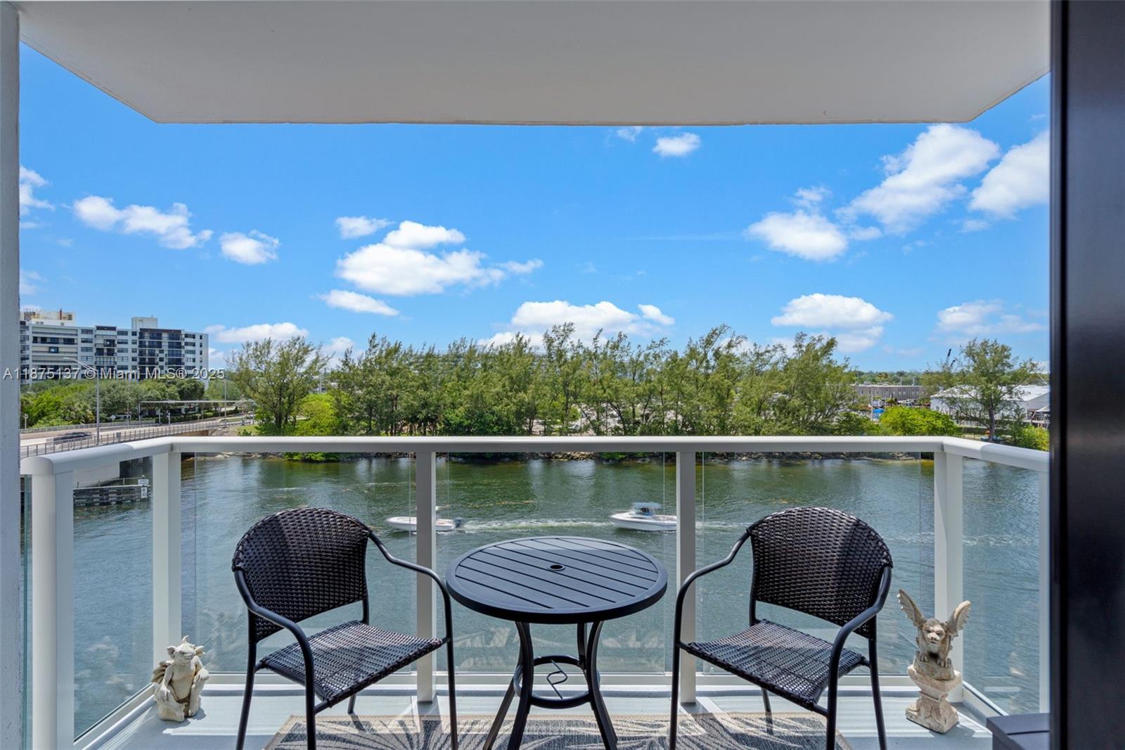 >>Wonderful Intracoastal Waterway views, on the water! << Sophisticated upgrades feature Key West/The Hamptons style classic interior. Oversized, open "true cooks" kitchen!! High end Jarlin wood custom cabinets. Carrea marble counters & apron sink. "Flex Space" Butler's Pantry or Dressing Room. Custom millwork includes special design crown, casings, and baseboards. New interior doors. New bathroom with extra lighting, glass shower door, classic subway tile. Beautiful Driftwood style Luxury Vinyl throughout. New Impact windows 2023. New water heater. HVAC replaced 2018. Levelor solar shades. HOA has reserves. Balcony's & exterior concrete restoration done. New roof 2024. New elevators 2025. >>Amazing, panoramic on the water views!!! << Incredible endless views of Daily boat shows,