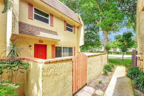 A home in Davie