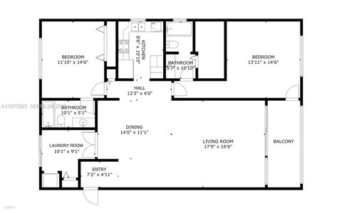 Tiny photo for 3660 Citrus Trce #4, Davie, FL 33328 (MLS # A11977265)