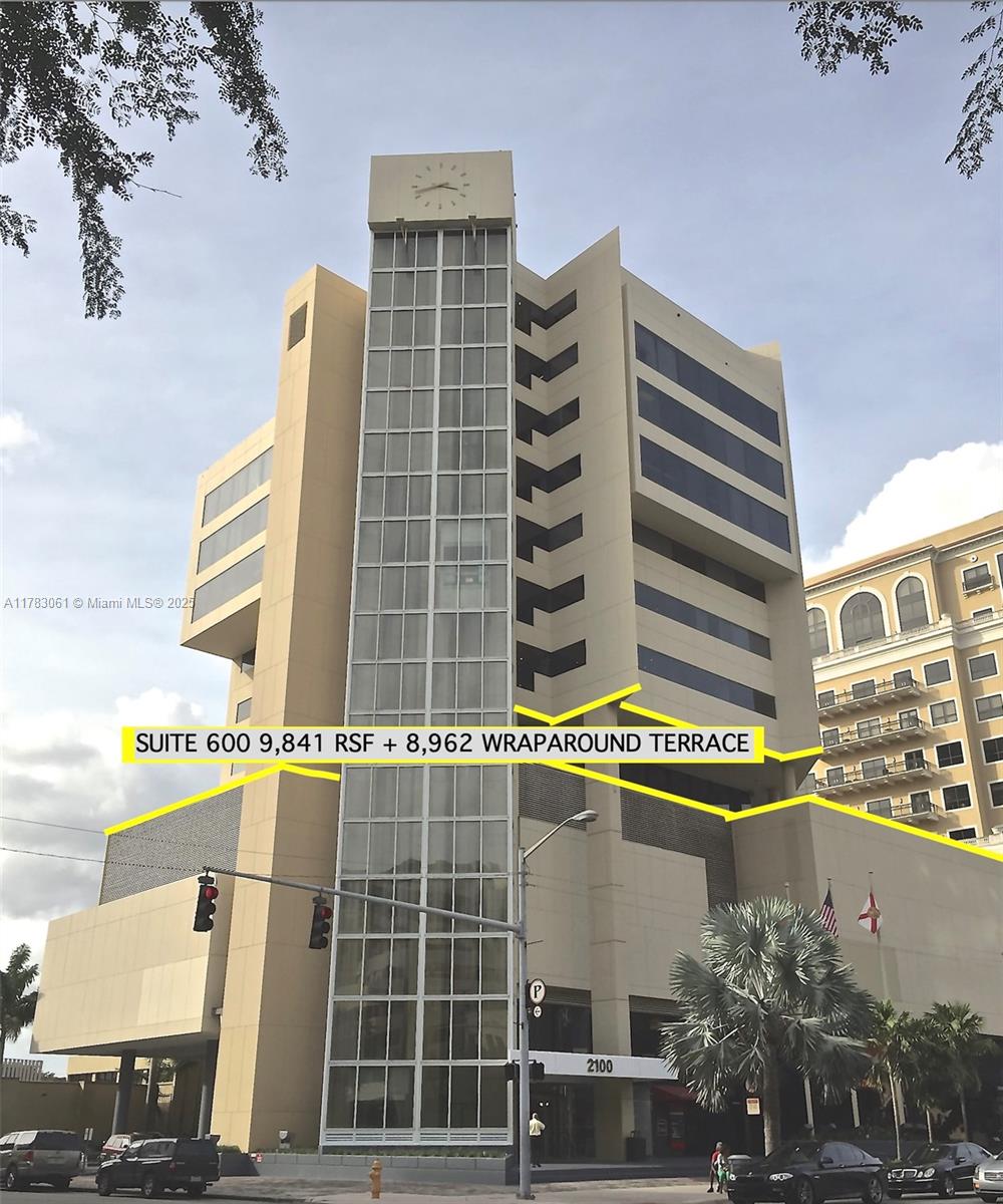 Full Sixth Floor Office with Wraparound Terrace – For Lease
Approximately 9,841 RSF complemented by an expansive 8,962 SF wraparound terrace offering breathtaking skyline views of Downtown and Brickell. This unique space features multiple windowed offices, double-height ceilings in select areas, a lounge, a conference room, and open collaborative workspaces. The layout is flexible and can be divided to suit a variety of business needs.*DIVISIBLE SPACE*
The Landlord is open to alternative uses beyond traditional office, making this an ideal opportunity for service-oriented businesses seeking a standout location with exceptional indoor/outdoor space. The one-of-a-kind terrace and versatile layout make it suitable for wellness, creative, hospitality-adjacent, or boutique service concepts.