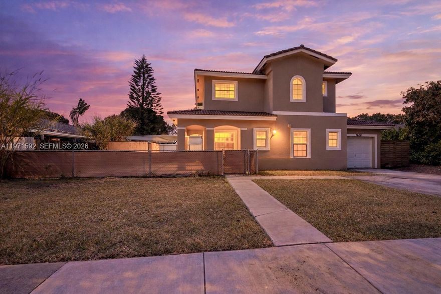 At $448,000, this is one of the more attainable paths into single family ownership in Miami-Dade County. This two story attached home offers flexibility that many condos and townhomes cannot. The main level features tile flooring, an updated galley kitchen that connects directly to the one car garage, and a glass sliding door that brings in natural light and leads to the side yard. A downstairs bedroom with a full bath supports guests, work from home, or multi generational living. Upstairs, luxury vinyl flooring continues through two additional bedrooms, including a primary suite and a secondary ensuite, giving each space privacy. Convenient to Florida’s Turnpike, US-1, Baptist Health Homestead Hospital, Homestead Air Reserve Base, Miami-Dade College Homestead Campus, shopping and dining. A smart option in South Miami-Dade with structure, function, and long term value.