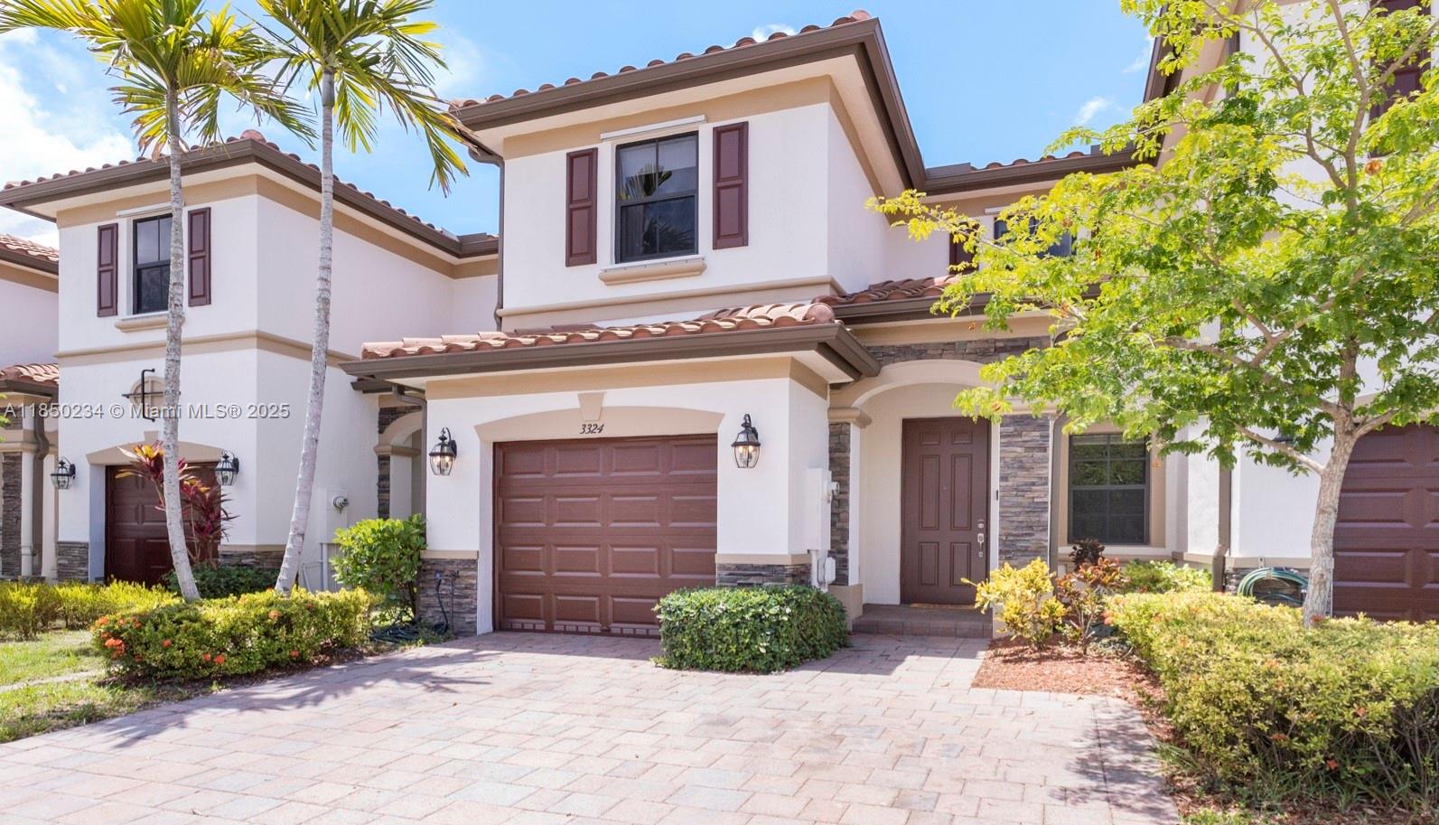 Introducing elegant townhouse in Gated Community. This stunning 2 story home features three bedrooms and two and a half bathrooms, perfect for comfortable living. Enjoy the grass patio view while cooking your favorite dishes, SS appliances. Brand new washer and dryer conveniently located on the 2nd floor. Walk-In closet, dual sinks and shower in the Master Bedroom. Residents will also enjoy access to a variety of amenities, including a community pool and spa, family clubhouse with a resident celebration room, fitness center, family park, tot lot, walk path, etc. With a prime location, this townhouse offers the perfect blend of convenience and luxury. Don't miss out on the opportunity to call this beautiful property home. Special Assessment until 12-2025 $181.46/Mo.