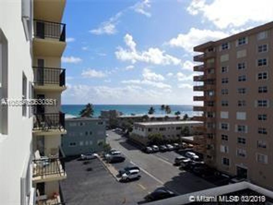 Great Ocean and Intracoast views from each room. Stainless steel refrigerator, stove and microwave. Washer/Dryer Combo inside the apartment. Walking closet and plenty of extra storage space. Impact windows. Walk to Hollywood Broadwalk. Close to Airports, Port of Everglades, Aventura Mall, Hardrock Stadium, etc. Cable, water, wi/fi, all included in the rent. Heated pool, BBQ, Sauna and Rec room.