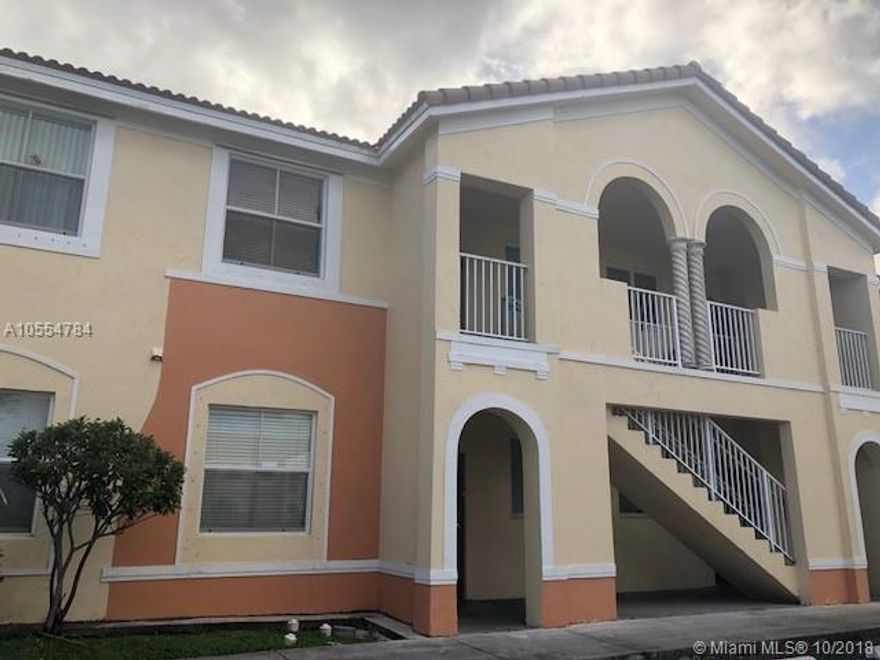 3/2 unit available for rent in Keys Cove! This cozy unit is privately located on the second floor, and has high ceilings, spacious floor plan distribution, and great closet space. Laundry located within the unit. Gated community with 24.7 security and swimming pool. First month and security deposit moves you in! Property will be cleaned prior to move in.