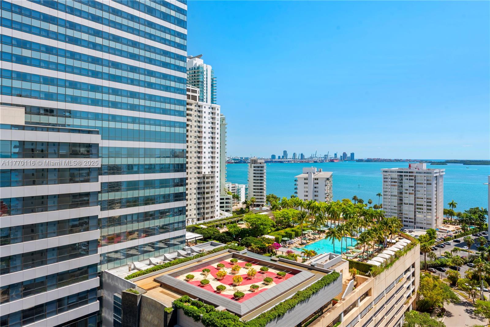 Rental Property at 1451 Brickell Ave 1706, Miami, Broward County, Florida - Bedrooms: 1 
Bathrooms: 2  - $5,700 MO.
