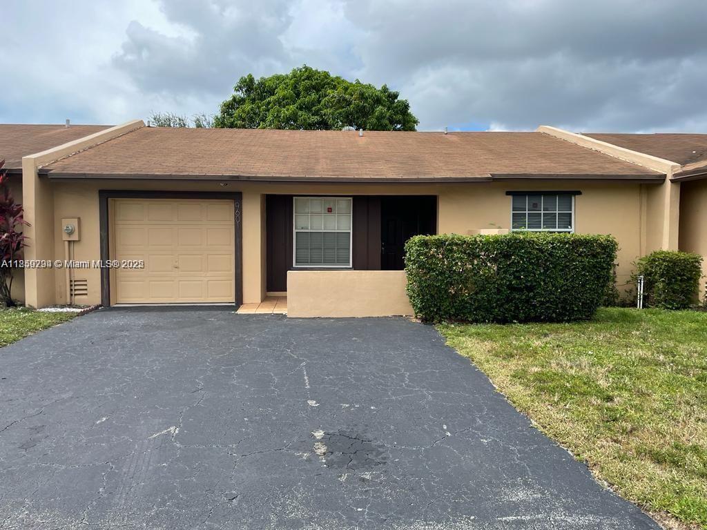 Welcome to this spacious and beautifully updated villa in the heart of Miramar! Conveniently located near major highways, grocery stores, Pembroke Lakes Mall, and Pembroke Gardens Shops, this charming 2-bedroom, 2-bath home offers comfort and style. Features include a generous living and dining area, a remodeled kitchen with new stainless steel appliances, and renovated master and guest bathrooms. The home also boasts a one-car garage and a large covered patio with a roof extension, perfect for outdoor enjoyment. Freshly painted and move-in ready, with no association approval required for immediate occupancy. Pets under 20 lbs are welcome with a non-refundable pet fee. Don’t miss this gem!