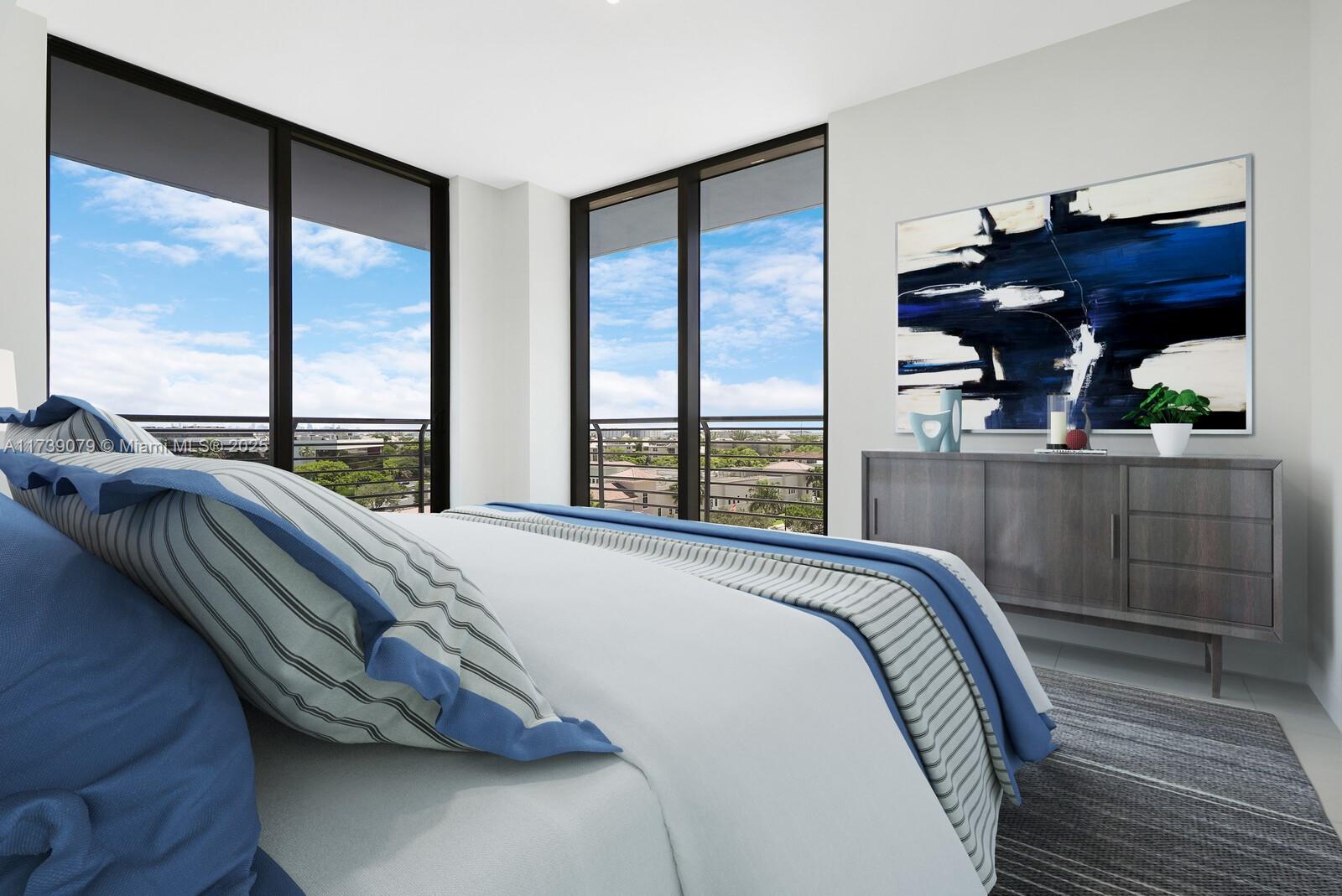 Located in the heart of El Doral, walking distance to shopping and plenty of restaurants, 5 star common areas, brand new pool with cabanas and grilling area.
Come and live it full time or rent it (short time permitted) unit can be divided into a 2 bed/ 2 bathrooms and a studio with full bathroom.