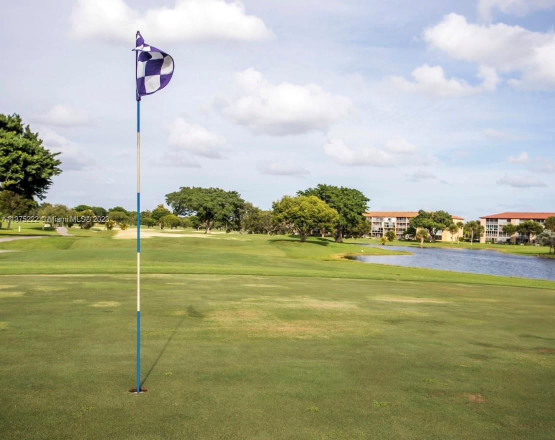 55+ community with relaxing Golf view. Bright and Lovely 2 bed / 1 bath with new kitchen appliances. Remodedled bathrooms Community has amazing amenities such as a million-dollar clubhouse, pools, sauna, recreational activities, social events, theater with top shows and movies, two fitness centers, pharmacy, café, Golf & tennis courts, billiard room and so much more! Courtesy buses that transports residents to shops, restaurants, and malls. 24-hour gated entrance. Water, cable, internet WIFI included in the rent. Century Village is very well-located senior community close to I-75.
