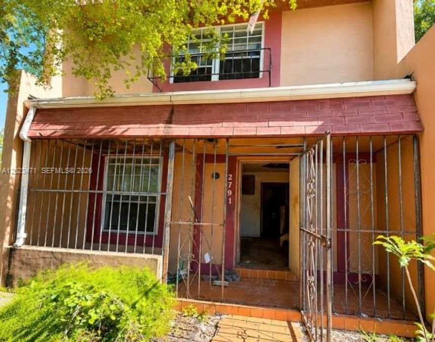 Opportunity awaits in this 3 bedroom, 1.5 bathroom townhouse located in the heart of Miami Gardens. Property is in original condition and requires a full renovation, making it ideal for investors, contractors, or buyers looking to customize from top to bottom. Spacious two story layout with great potential for value add. Conveniently located within walking distance of Hard Rock Stadium, grocery shopping, restaurants, and nearby conveniences, with easy access to major highways and public transportation. Property is being sold strictly AS IS. All contracts and terms are subject to court approval. Buyer to conduct their own due diligence regarding condition, HOA, permits, reoccupancy certificate, and any restrictions.