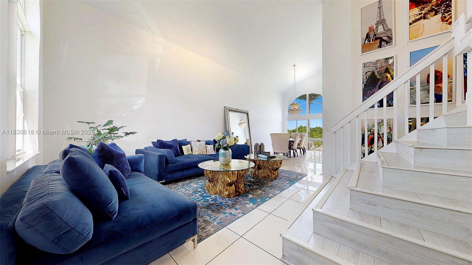 Welcome to your renovated retreat in the exclusive gated community of Three Lakes. Enjoy high ceilings, 4 bedrooms, 3 full baths, 2 living areas, dining, double garage; and a sleek kitchen with quartz counters and stainless appliances. Architectural LED lighting highlights the façade at night. Indulge in 300+ acres of lakes—perfect for boating, paddle boarding, and more—with the convenience of boat parking right inside the community. Resort-style amenities include pool, gym, saunas, tennis, pickleball, and 24/7 security. Updates to the home include Roof ’21, one A/C unit ’23, interior & exterior paint ’23.