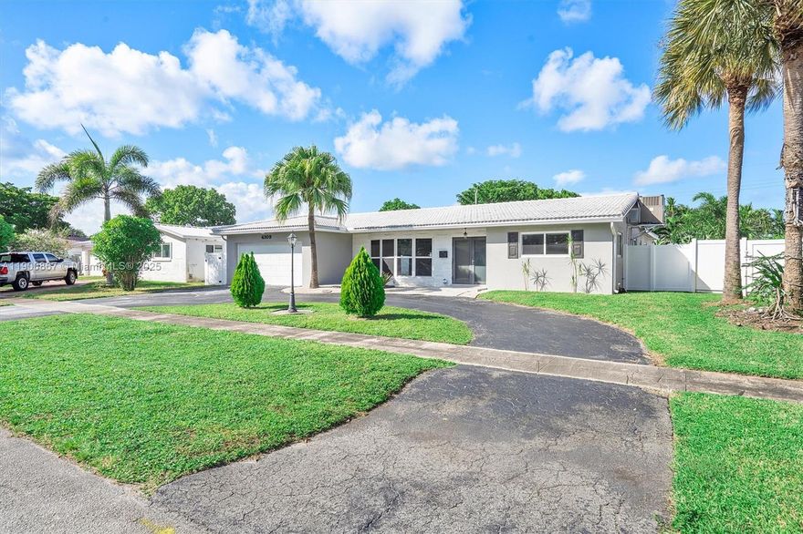 Beautifully updated 4-bed, (3 bed plus dem)  2-bath home in Hollywood Hills! Features an open floor plan, impact windows, modern tile floors, and a 2-car garage. Enjoy your private pool and spacious backyard — perfect for entertaining. No HOA! Prime location minutes from I-95, Turnpike, and just 6 miles from Fort Lauderdale–Hollywood Airport (FLL). Close to shopping, dining, and beaches. Move-in ready South Florida gem!