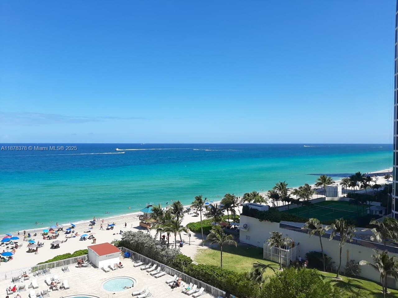One of the few larger studios with ocean and city views, in the famous Marco Polo located in Sunny Isles just down from the Lehman Causeway bridge, minutes from the Aventura Mall. Enjoy the sea view and partial view of the city every day from the window of this spacious and fully furnished apartment.Excellent location, investment opportunity, one of the few units authorized by the city to be rented annually. HOA includes all amenities, beach service, water, internet, cable, WiFi, electricity, 24-hour valet parking and insurance. Be the owner of a space to come and vacation and with the benefit of being able to rent it yourself. In the condo you will find cafes, restaurants, nail salons, pizza shops, boutiques, etc. (*) HOA Special assessment $362 for 10 years.